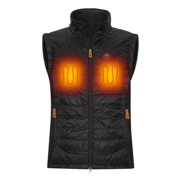 Happyhot Alaska Deluxe Varmevest - Herre - Sort