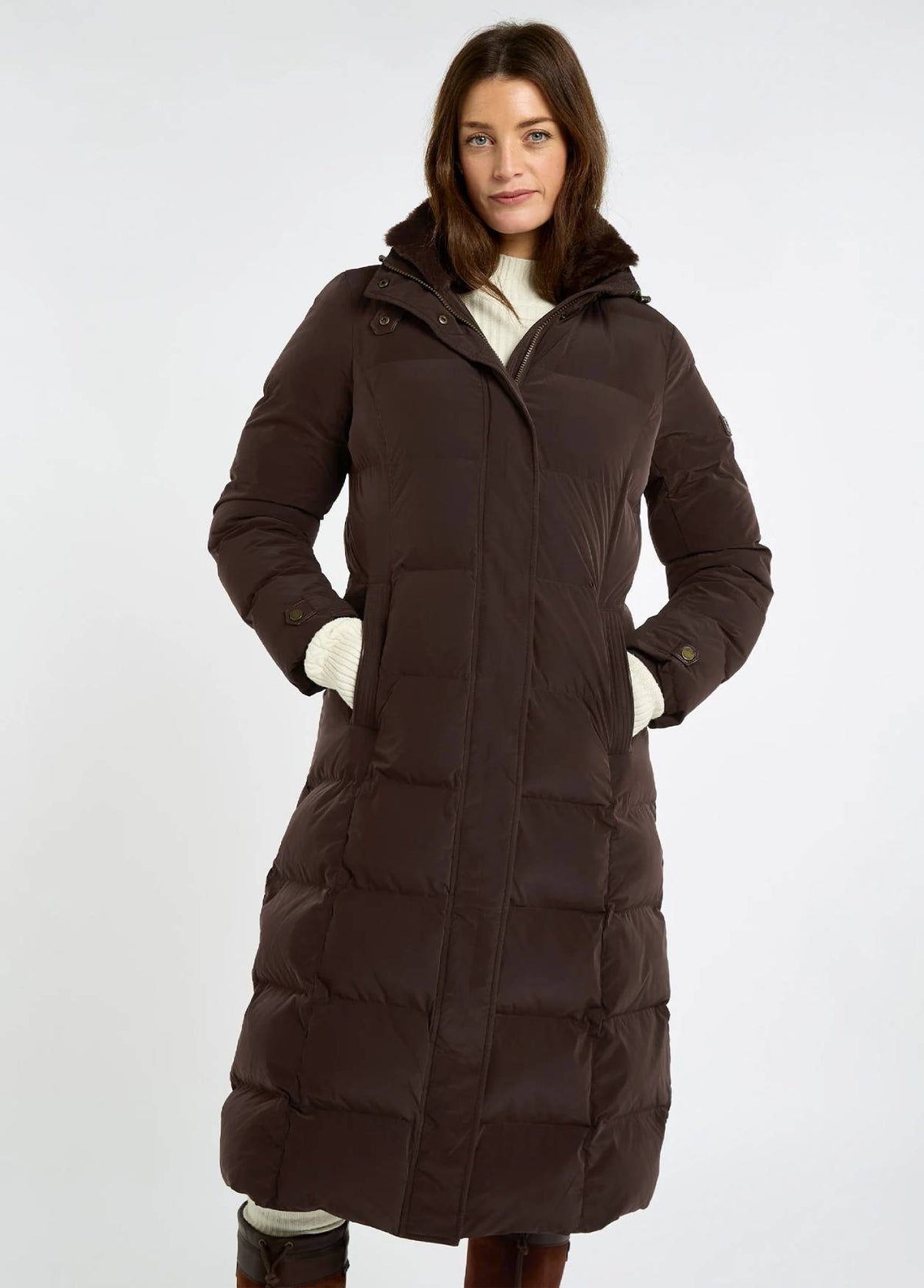 Dubarry Aldborough Dunfrakke - Dame - Mahogany