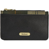 Barbour Alder Læder Kortholder - Dame - Black/Ancient Tartan