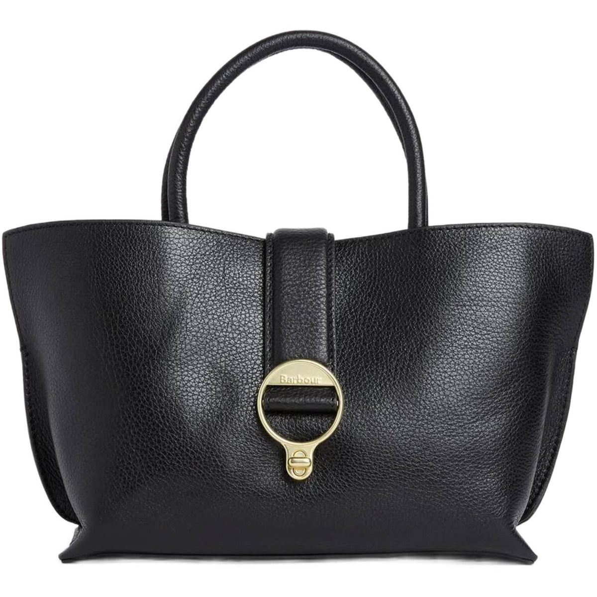 Barbour Alder Mini Leather Tote Taske - Dame - Sort