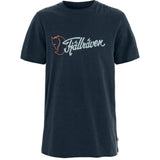 Fjällräven Archive Logo T-Shirt - Herre - Dark Navy