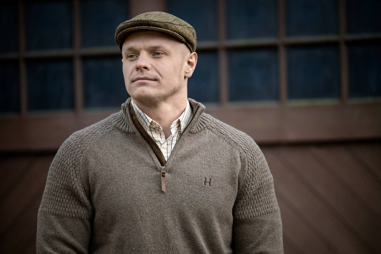 Härkila Badanloch Flat Cap Herre - Golden Willow