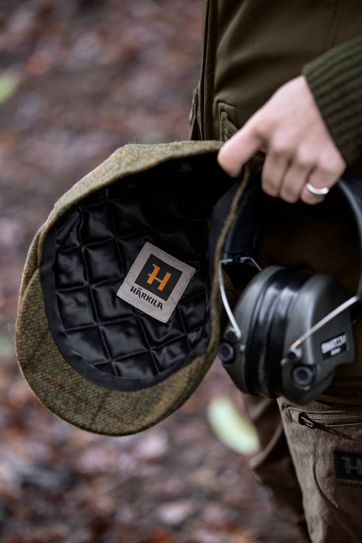 Härkila Badanloch Flat Cap Herre - Golden Willow