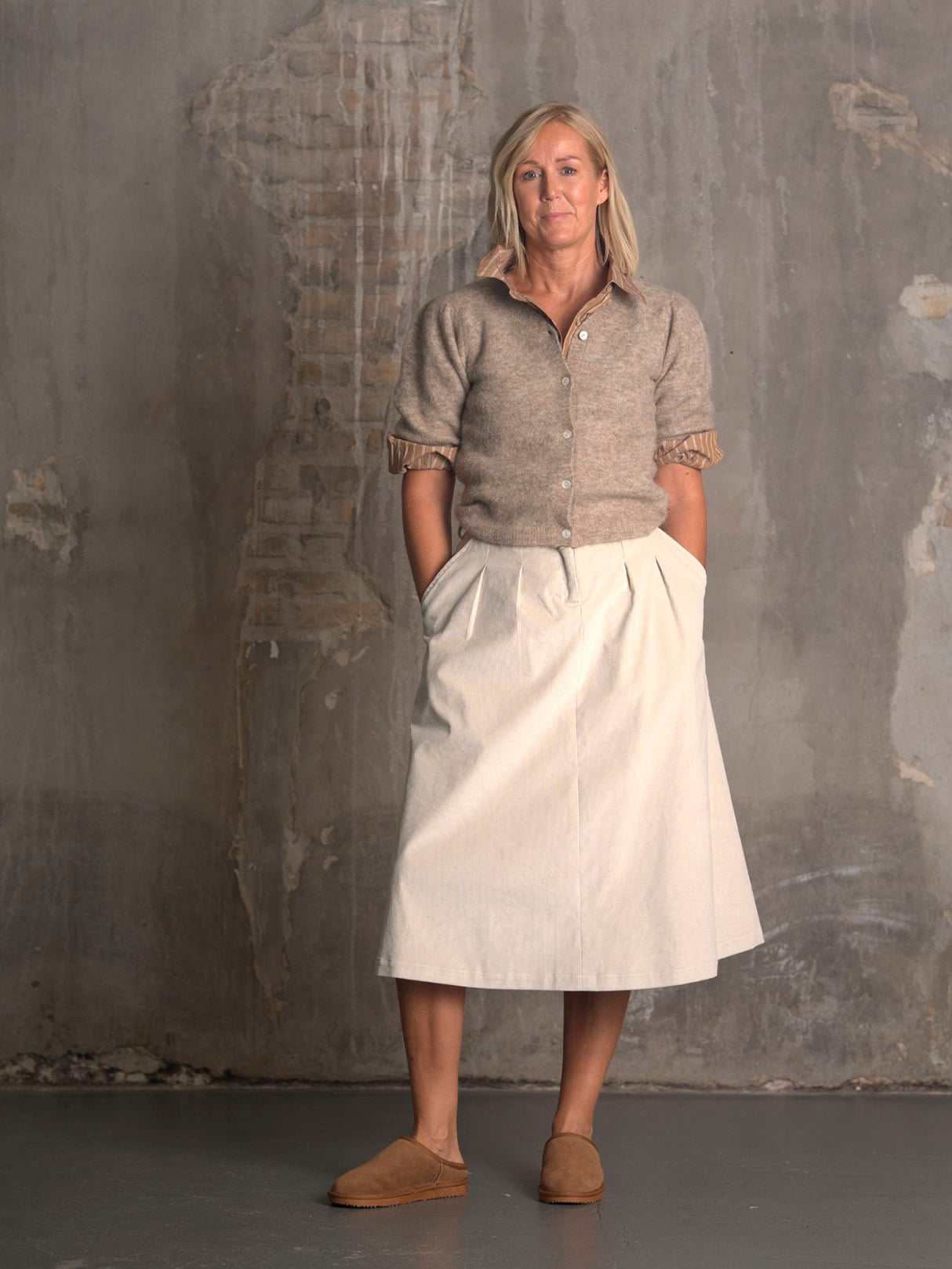 Kopenhaken Balvi Short Sleeve Cardigan - Dame - Pure Cashmere