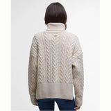 Barbour Embleton Rullekrave Strik - Dame - Birch