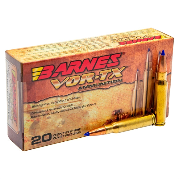 Barnes Vor-TX TTSX 308win 130gr BT 20 stk Blyfri Riffelpatron