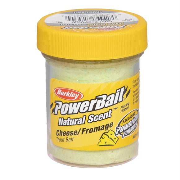 Berkley PowerBait Cheese - Light Green/Gltr