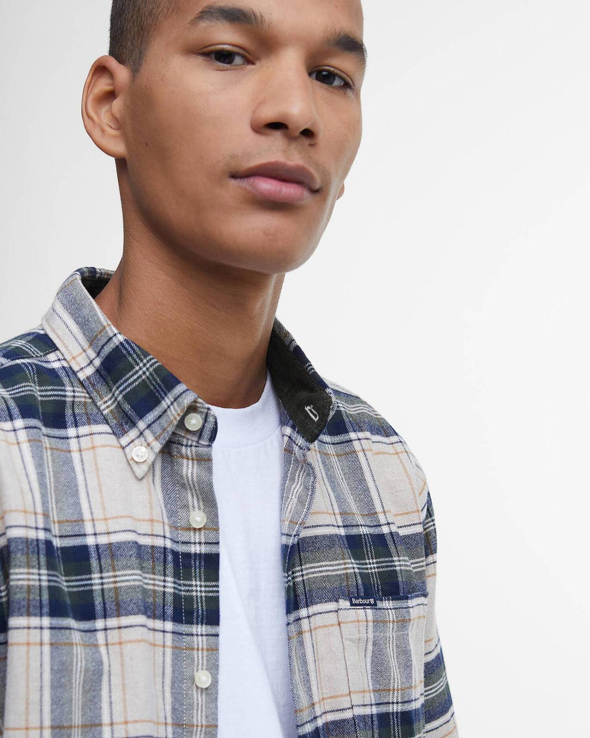Barbour Betsom Tailored Skjorte - Herre - Stone Marl