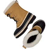 Sorel Big Kids Caribou™ WP Vinterstøvle - Børn - Caribou Buff/Black