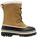 Sorel Big Kids Caribou™ WP Vinterstøvle - Børn - Caribou Buff/Black