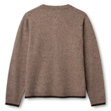 Kopenhaken Carla Solid LS Cardigan - Dame - Slate Black