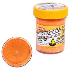 Berkley PowerBait Garlic - Fluo Orange Glitter
