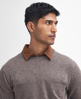 Barbour Essentiel Crew Strik - Herre - Dark Stone