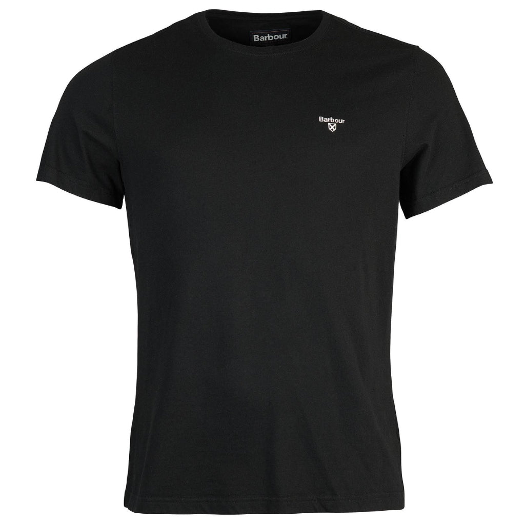 Barbour Essential Sports Tee - Herre T-shirt - Black