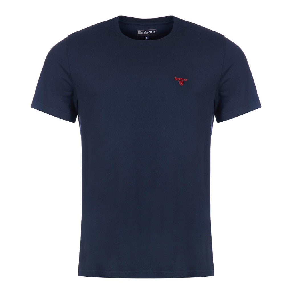 Barbour Essential Sports Tee - Herre T-shirt - Navy