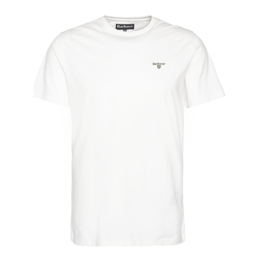 Barbour Essential Sports Tee - Herre T-shirt - Whisper White