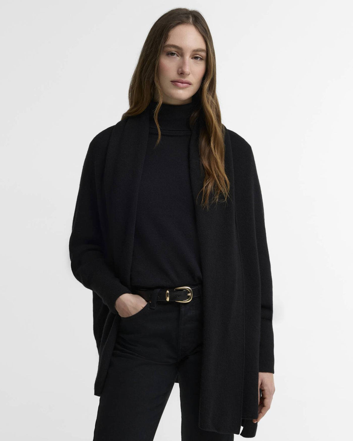 Barbour Eva Strik - Dame - Sort