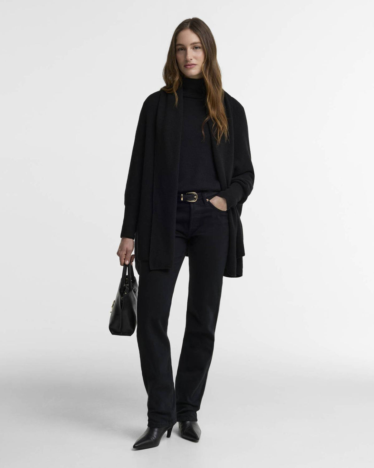 Barbour Eva Strik - Dame - Sort