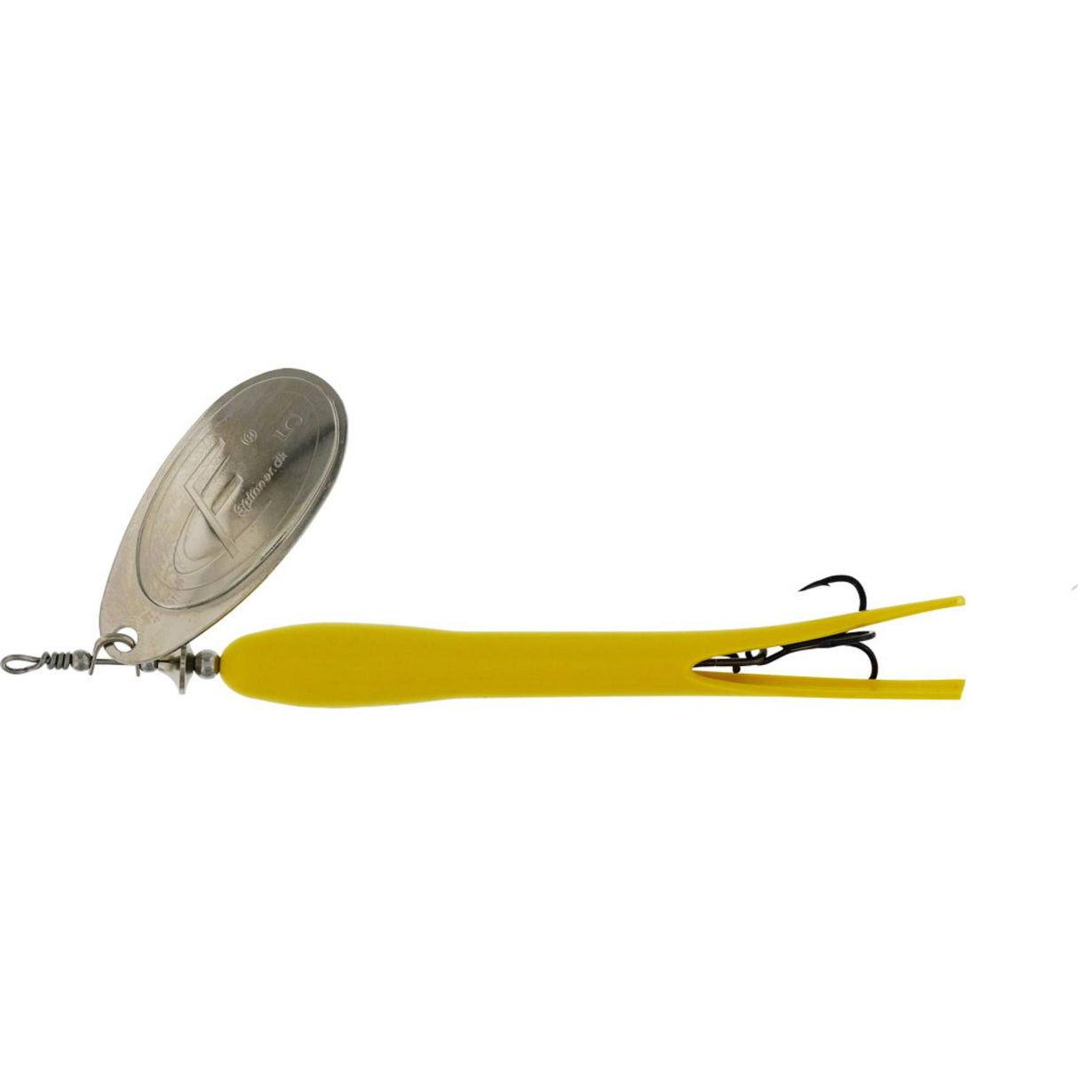 Westin FC-Spinner UpStream Flou. Yellow/Silver Blade