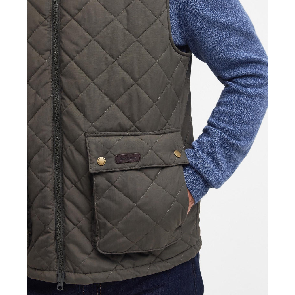 Barbour Fernwood Gilet Vest - Herre - Dark Olive