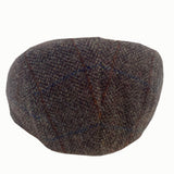 Fiebig Virgin Wool Flatcap - Herringbone/Fine check - Olive