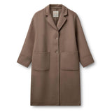Kopenhaken Firenze Long Jakke - Dame - Chocolate Chip