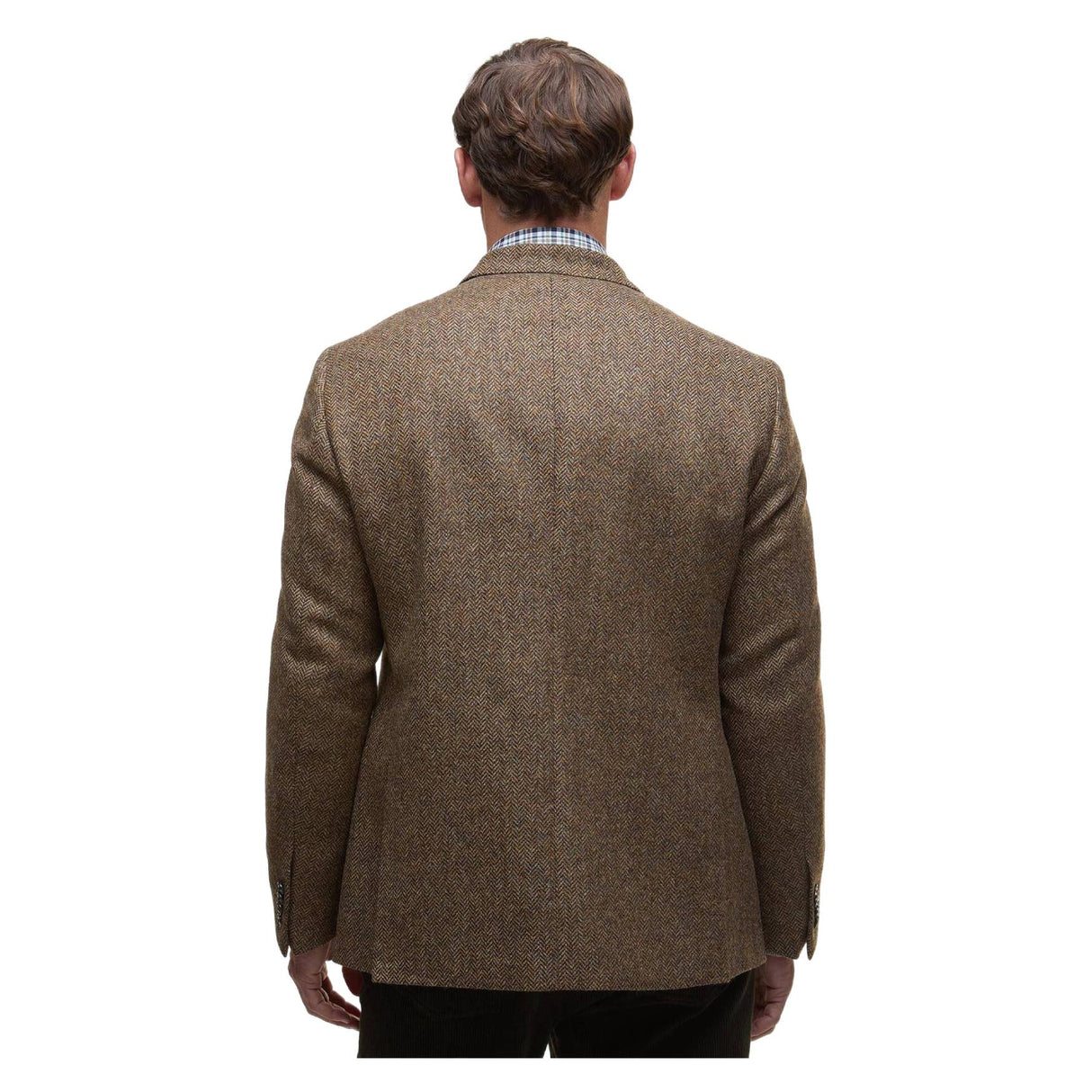 Barbour Firth Moons Herringbone Blazer - Herre - Brun