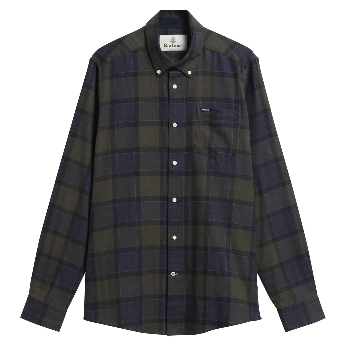 Barbour Fortrose Tailored Skjorte - Herre - Shadow Classic Tartan