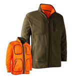 Deerhunter Gamekeeper Bonded Fleecejakke - vendbar - Herre - Orange