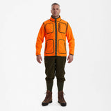 Deerhunter Gamekeeper Bonded Fleecejakke - vendbar - Herre - Orange