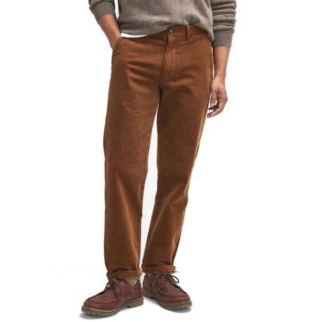 Barbour Stretch Cord Tailored Fløjlsbuks - Herre - Dark Honey