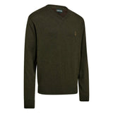 Deerhunter Harrington Strik Med  V-Hals - Herre - Forest Ember Melange