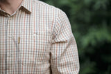 Härkila Haywood Wool Blend L/S Skjorte Herre - Arabian Spice Check