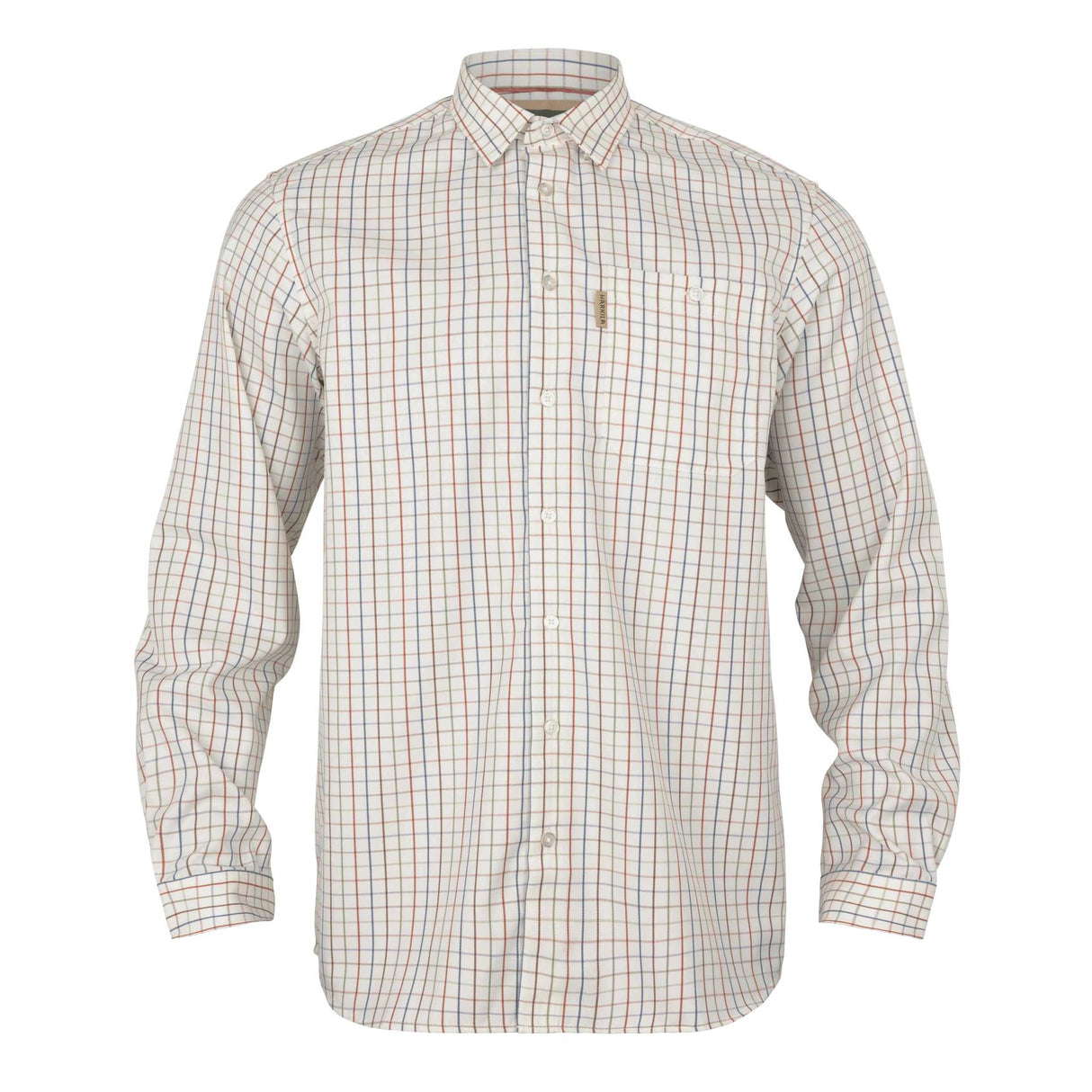 Härkila Haywood Wool Blend L/S Skjorte Herre - Arabian Spice Check