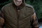 Härkila Heat Insulated Vest - Herre - Willow Green/Shadow Brown