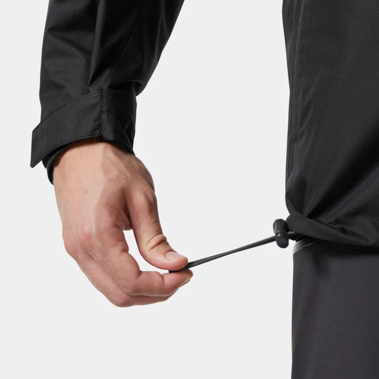 Helly Hansen Crew Hooded Pile Jakke - Herre - Sort