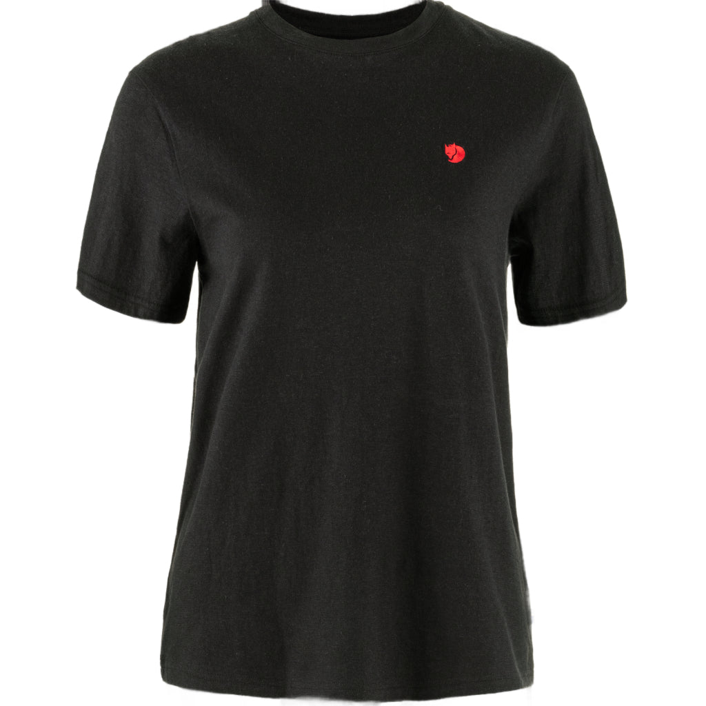 Fjällräven Hemp Blend T-Shirt W - Dame - Sort