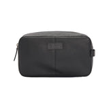Barbour Highgate Leather Toilettaske - Sort
