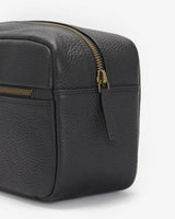 Barbour Highgate Leather Toilettaske - Sort