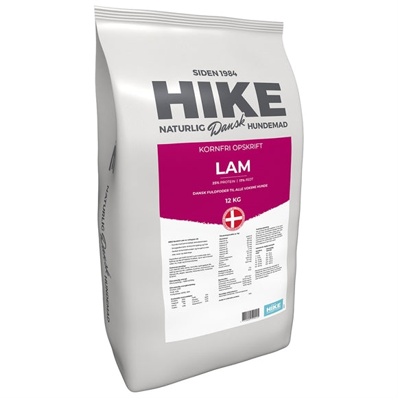 Hike Adult Lam 25/17 Kornfrit Hundefoder