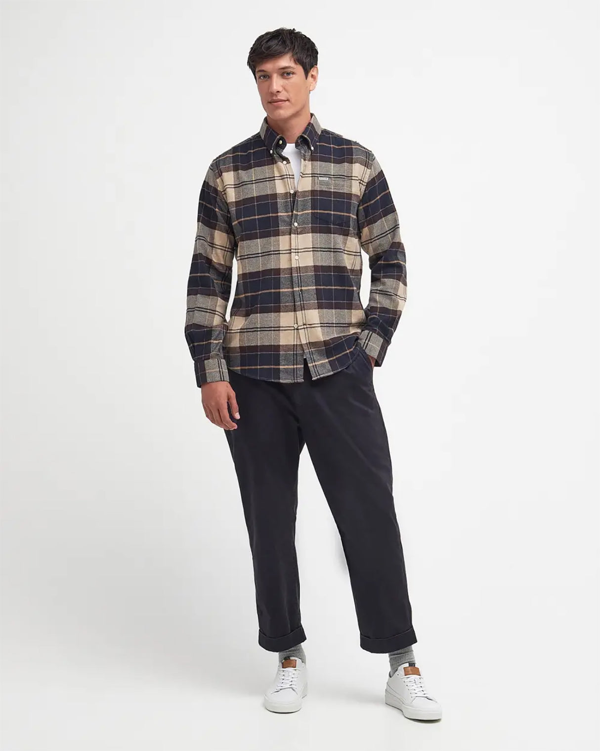 Barbour Hogside Regular Fit Skjorte - Herre - Autumn Dress