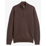 Barbour Holden Half Zip Strik - Herre - Dark Oak