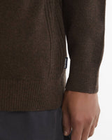 Barbour Holden Half Zip Strik - Herre - Dark Oak