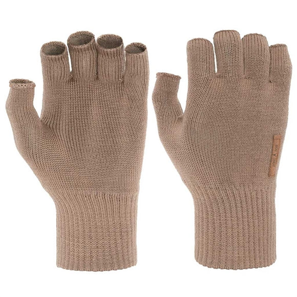 Hot Shot Fingerless Handsker - Brun - One size