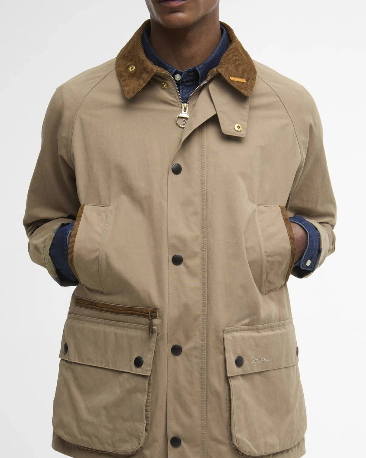 Barbour Icons Bedale Casual Jakke - Herre - Military Brown