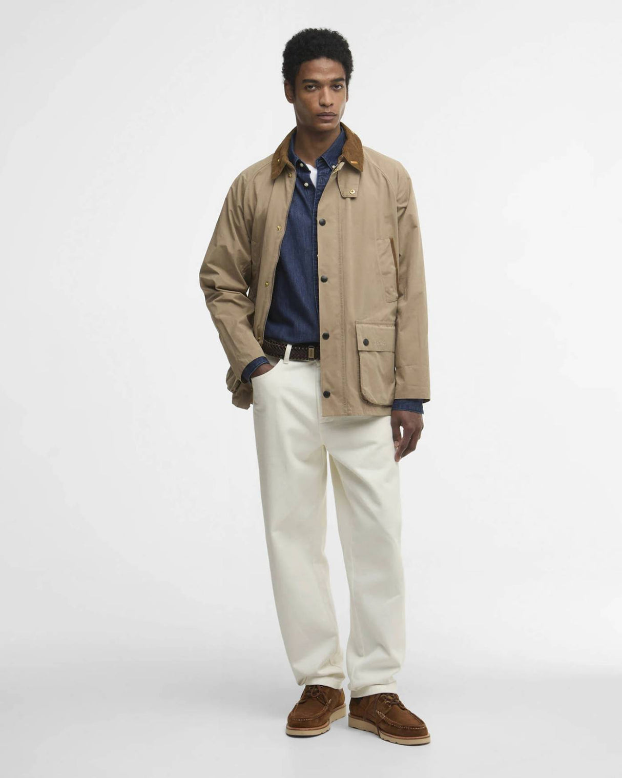 Barbour Icons Bedale Casual Jakke - Herre - Military Brown