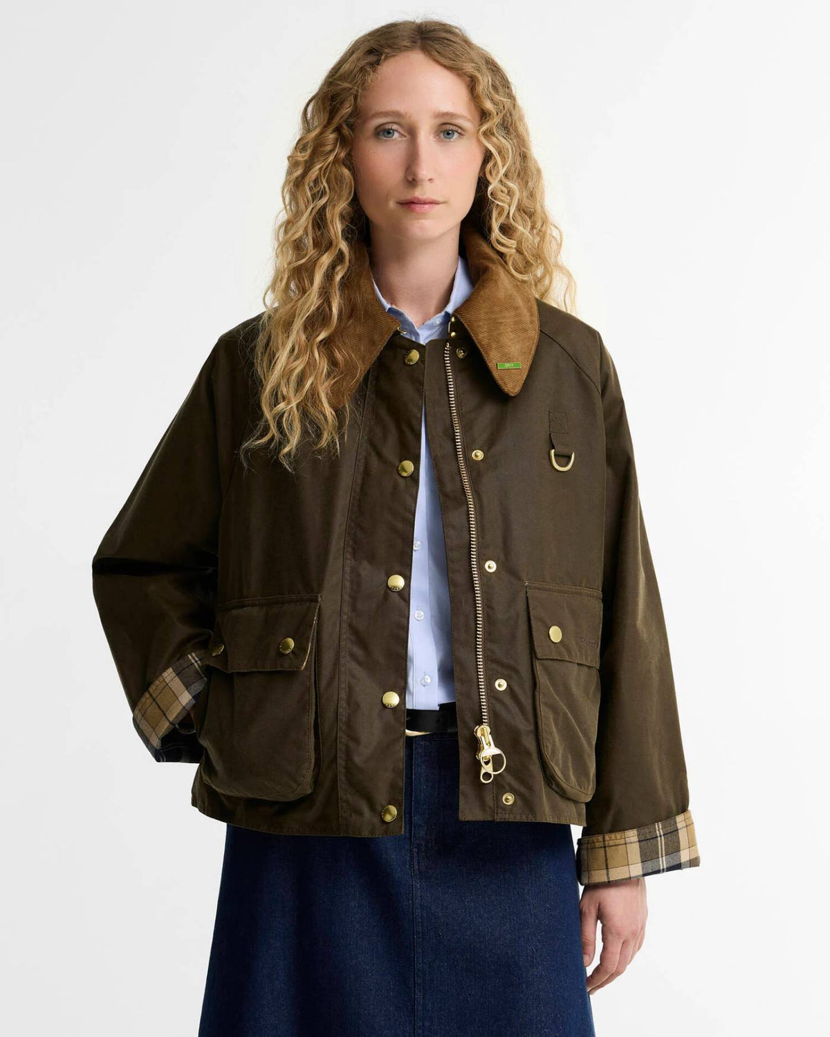Barbour Icons Modern Spey Wax Jakke - Dame - Beech/Birchwood