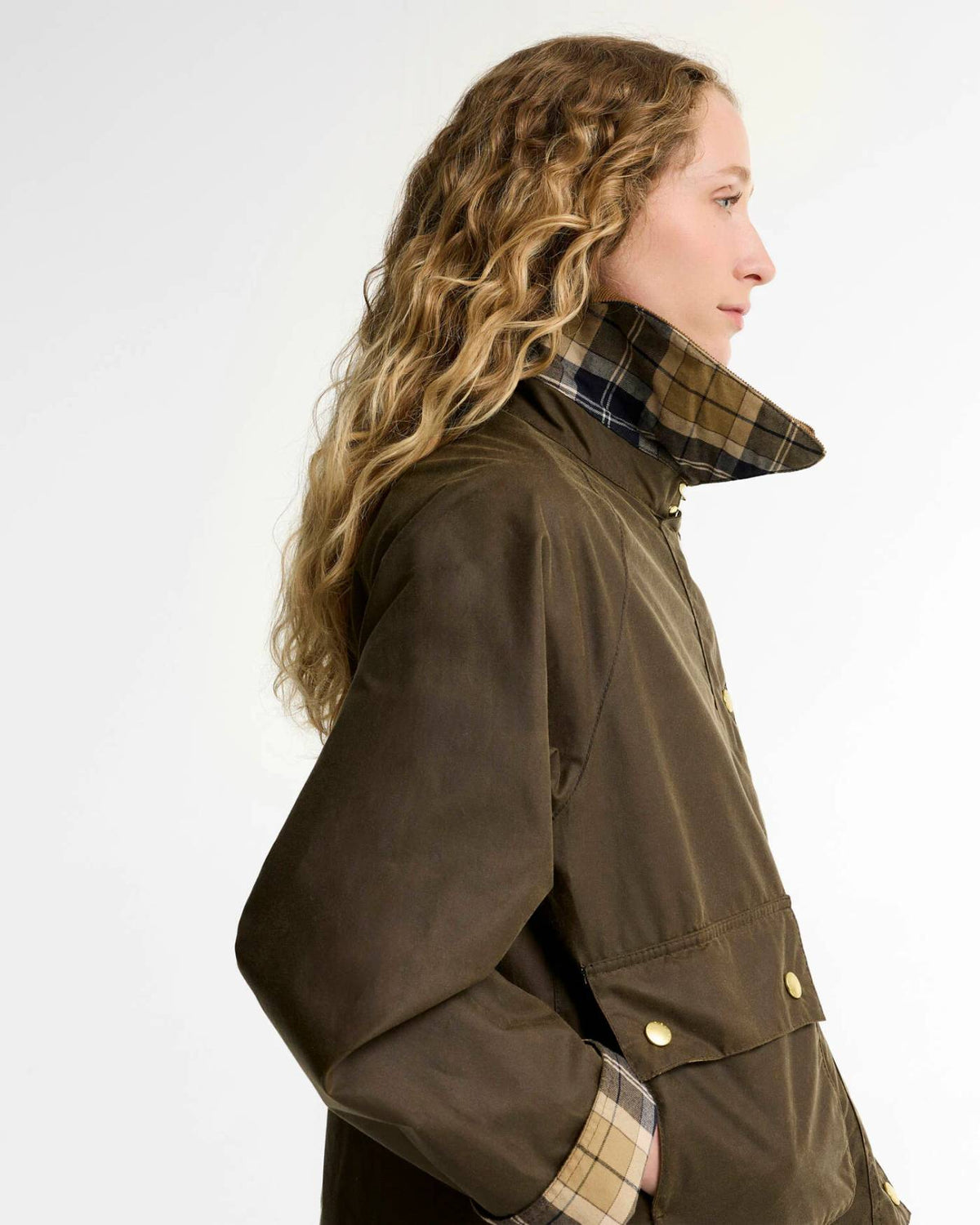 Barbour Icons Modern Spey Wax Jakke - Dame - Beech/Birchwood