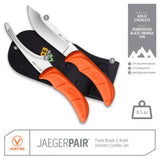 Outdoor Edge JaegerPair Knivsæt - Orange