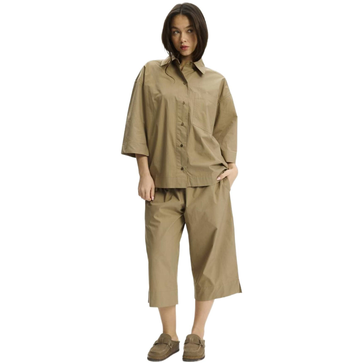 Kopenhaken Jaipur Capri Shorts - Dame - Fungi